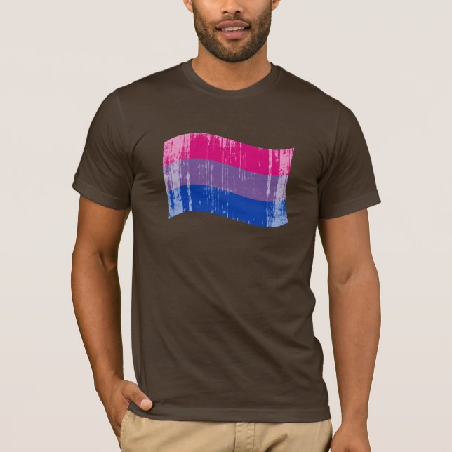 Bisexual Pride Banner distressed.png T-Shirt (Front)