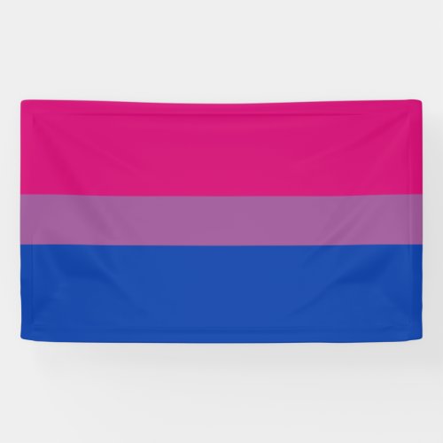 Bisexual Pride Bi Flag Banner
