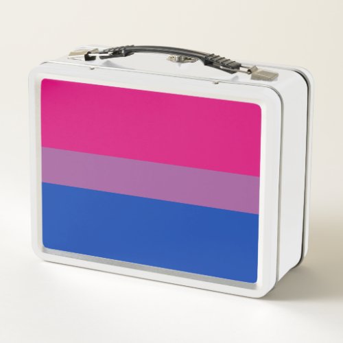 Bisexual Pride Bi Flag Metal Lunch Box