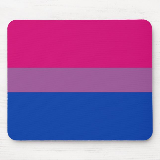 Bisexual Pride (Bi Flag) Mouse Pad (Front)