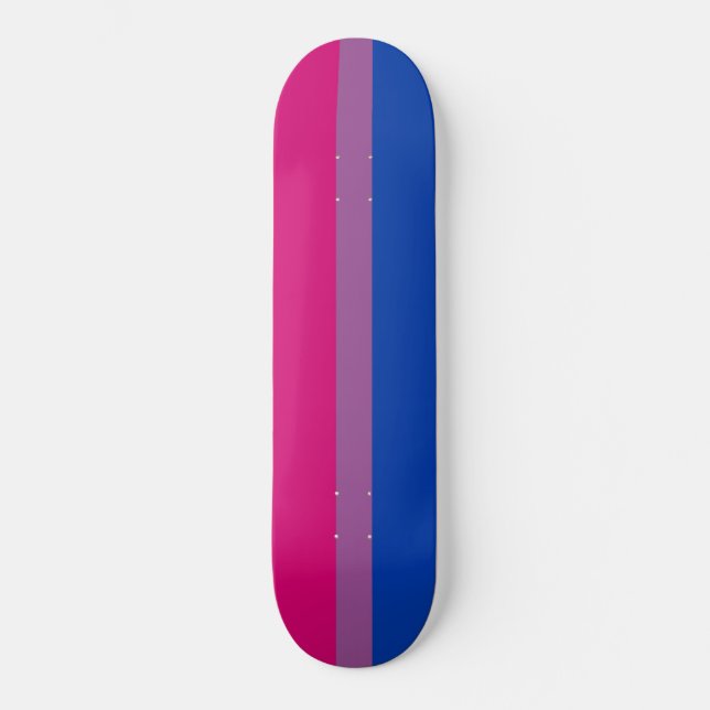 Bisexual Pride (Bi Flag) Skateboard (Front)