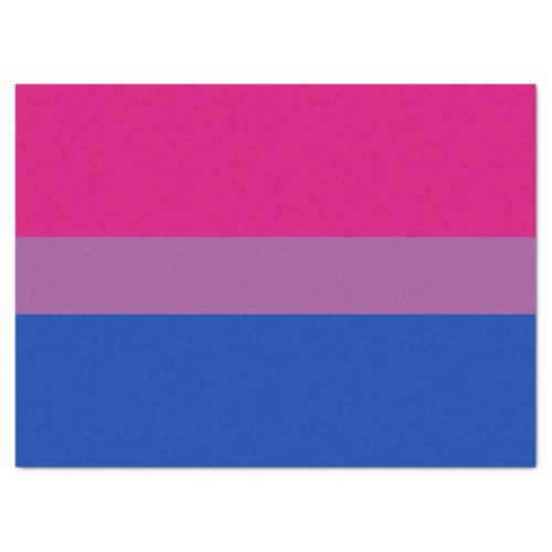 Bisexual Pride Bi Flag Tissue Paper