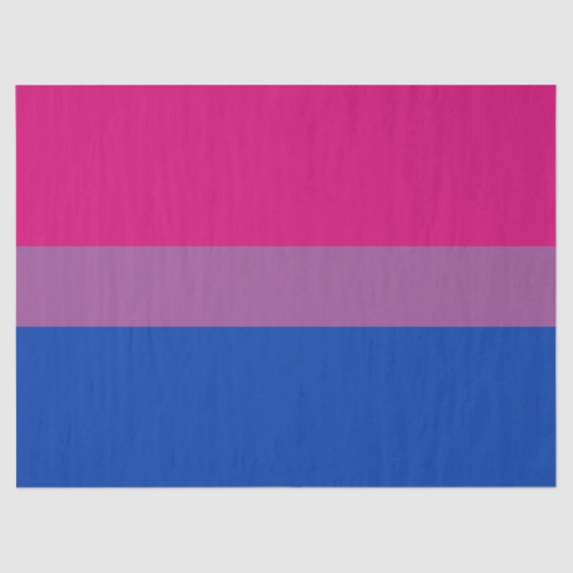 Bisexual Pride (Bi Flag) Tissue Paper (Front)