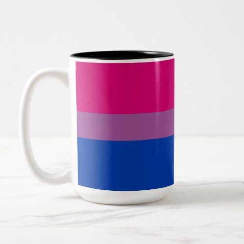 Bisexual Pride Bi Flag Two_Tone Coffee Mug