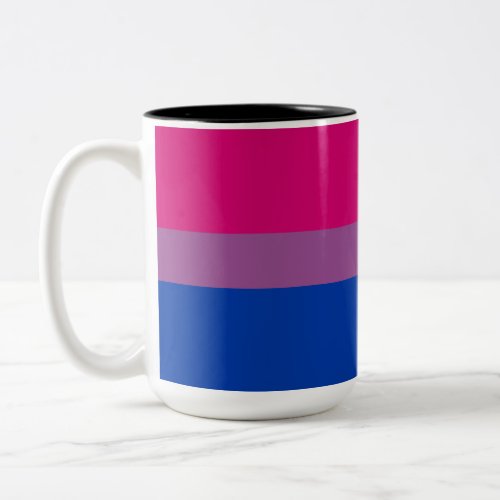 Bisexual Pride Bi Flag Two_Tone Coffee Mug