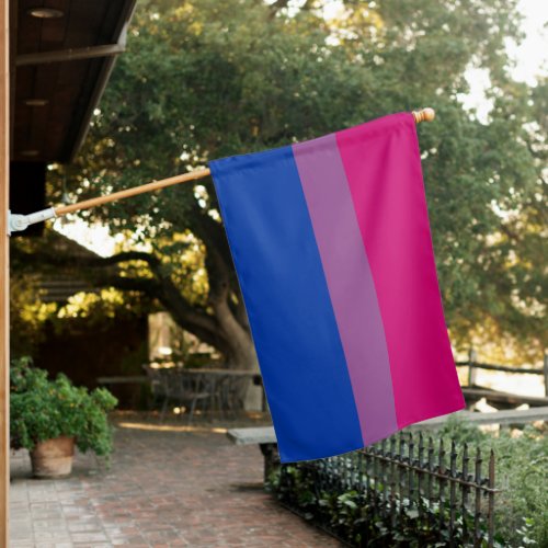 Bisexual Pride Bi House Flag