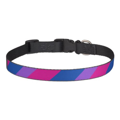 Bisexual Pride Bold Stripes LGBTQ PRIDE Pet Collar
