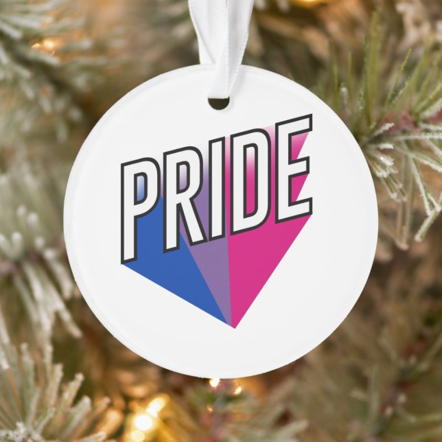Bisexual Pride Burst Ornament (Tree)