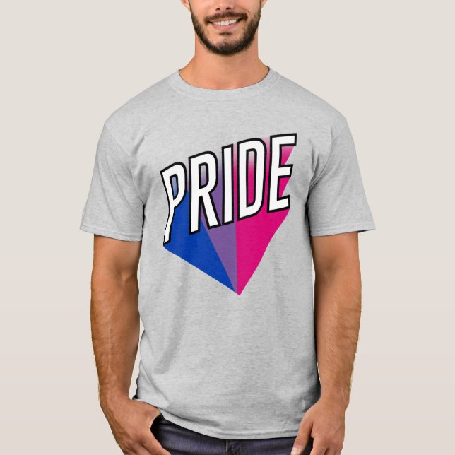 Bisexual Pride Burst T-Shirt (Front)