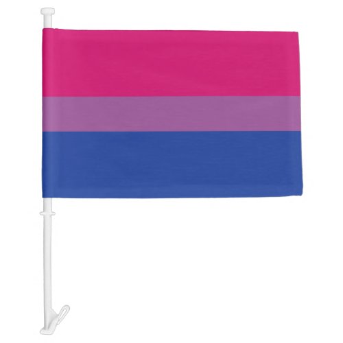 Bisexual Pride Car Flag