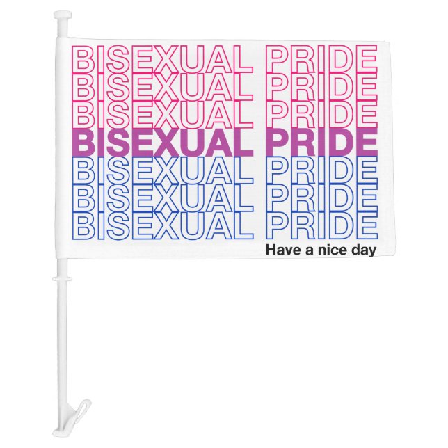 Bisexual Pride Car Flag (Front)
