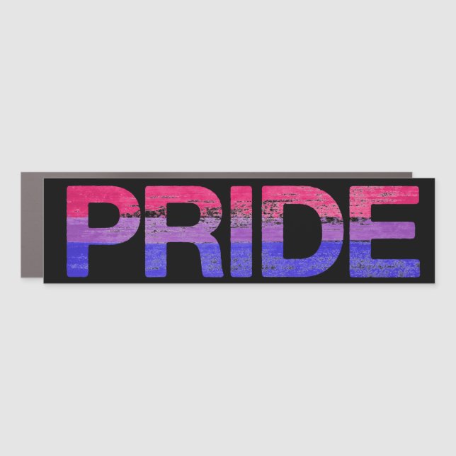Bisexual Pride Car Magnet (Front)