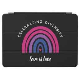 Bisexual Pride Celebrating Diversity Love Is Love iPad Air Cover