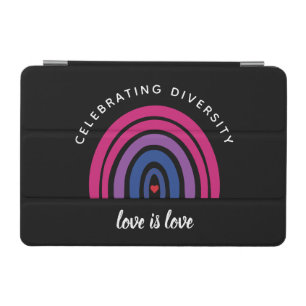 Bisexual Pride Celebrating Diversity Love Is Love iPad Mini Cover