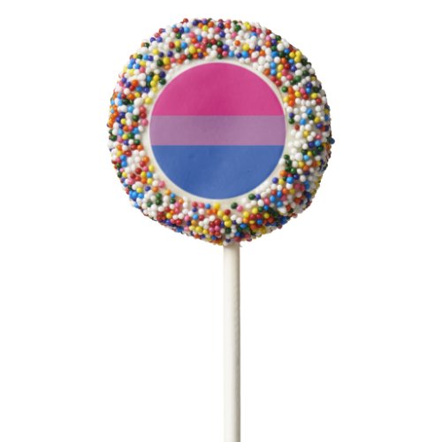 Bisexual Pride Chocolate Covered Oreo Pop