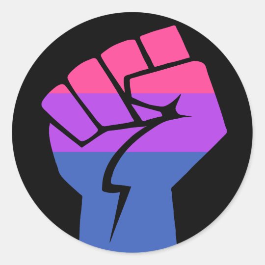 Bisexual Pride Classic Round Sticker 