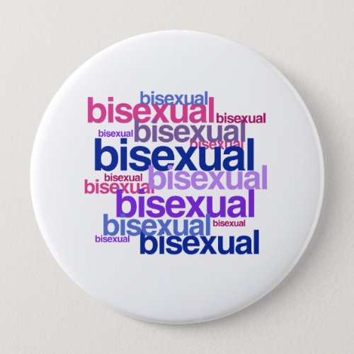 BISEXUAL PRIDE CLUSTER _png Pinback Button