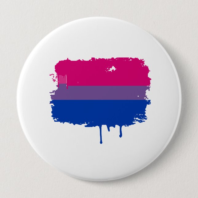 Bisexual Pride Colors Pinback Button (Front)