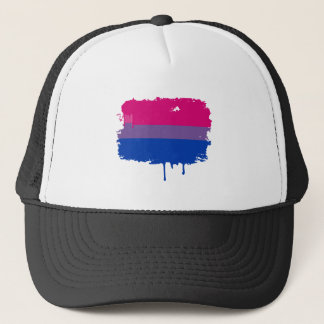 Bisexual Pride Colors Trucker Hat