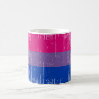 BISEXUAL PRIDE DISTRESSED DESIGN COFFEE MUG