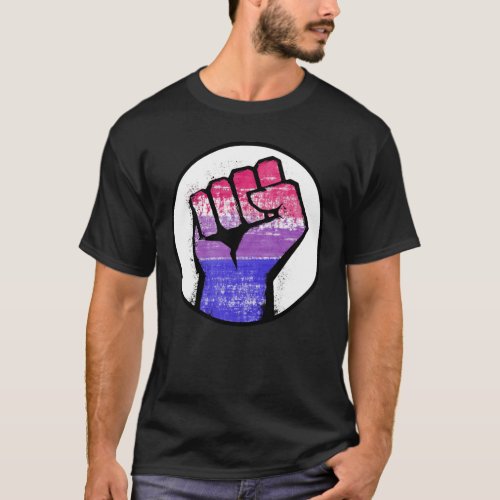 Bisexual Pride Fist T_Shirt