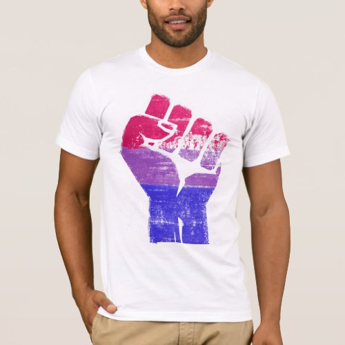 Bisexual Pride Fist T_Shirt