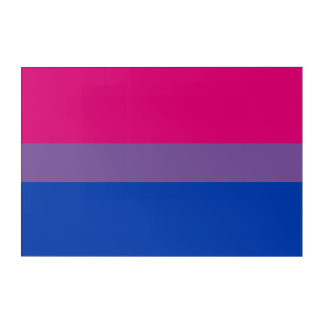 Bisexual Pride Flag Acrylic Print