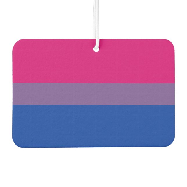 Bisexual Pride Flag Air Freshener (Front)