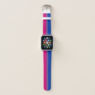 Bisexual Pride Flag Apple Watch Band