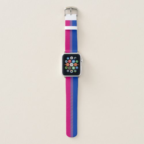 Bisexual Pride Flag Apple Watch Band