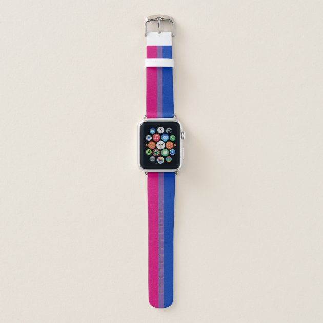 Bisexual Pride Flag Apple Watch Band Zazzle