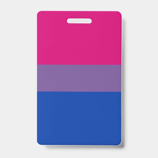 Bisexual Pride Flag Badge (Front)