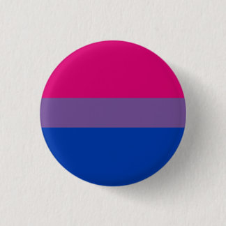 Bisexual Pride Flag Badge Button