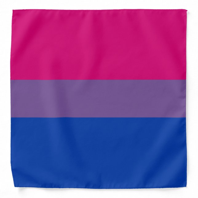 Bisexual Pride Flag Bandana (Front)