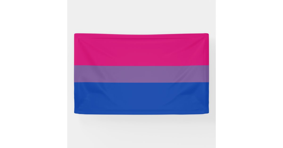 Bisexual Pride Flag Banner Zazzle