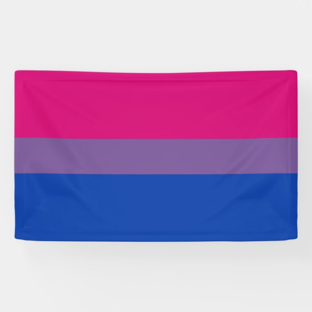 Bisexual Pride Flag Banner (Horizontal)