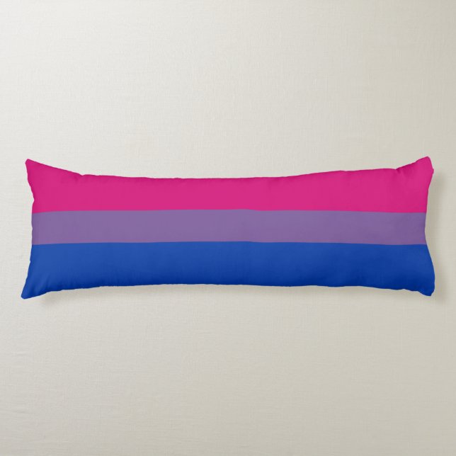 Bisexual Pride Flag Body Pillow (Front)