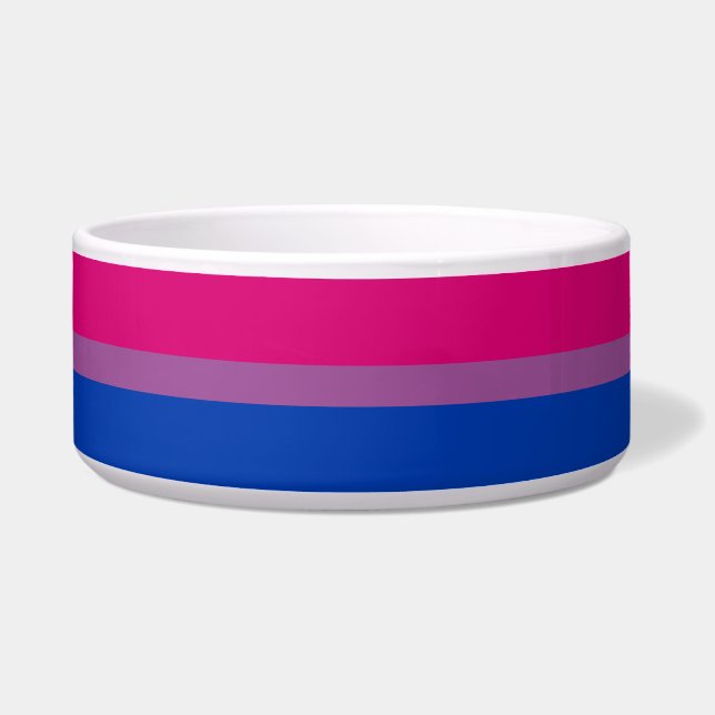 Bisexual Pride Flag Bowl (Front)