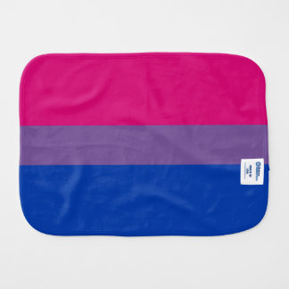Bisexual Pride Flag Burp Cloth