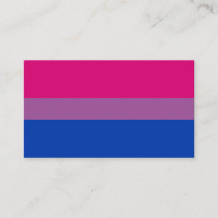 Bisexual Pride Flag Business Card