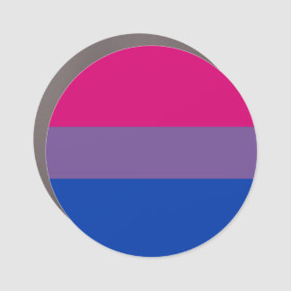 Bisexual Pride Flag Car Magnet