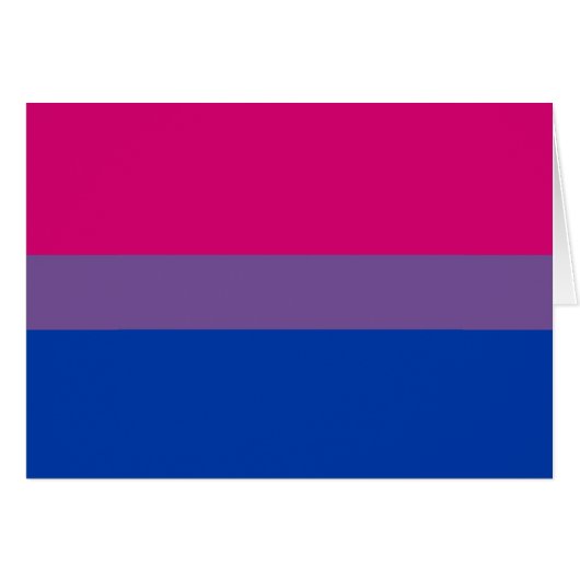 Bisexual Pride Flag Cards (Front Horizontal)