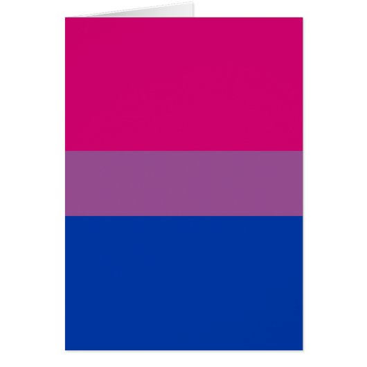 Bisexual Pride Flag Cards (Front)