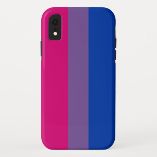 Bisexual Pride Flag iPhone XR Case