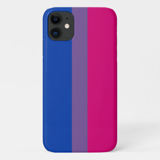 Bisexual Pride Flag iPhone 11 Case