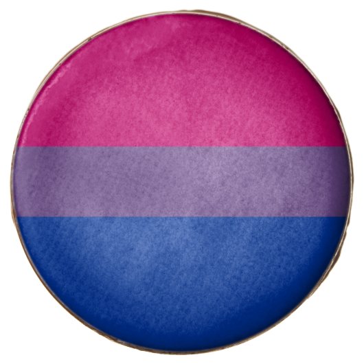 Bisexual Pride Flag Chocolate Covered Oreo (Front)