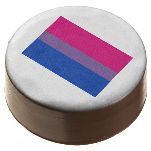 Bisexual Pride Flag Chocolate Dipped Oreo