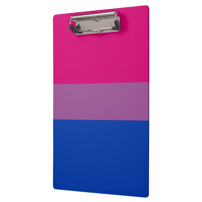 Bisexual Pride Flag Clipboard (Left)