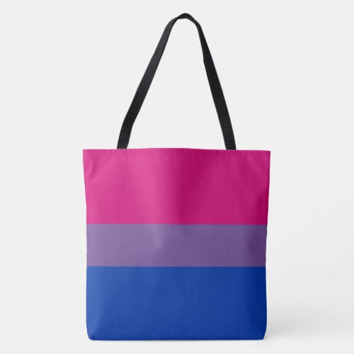 Bisexual Pride Flag Colors LGBT All_Over_Print Tote Bag