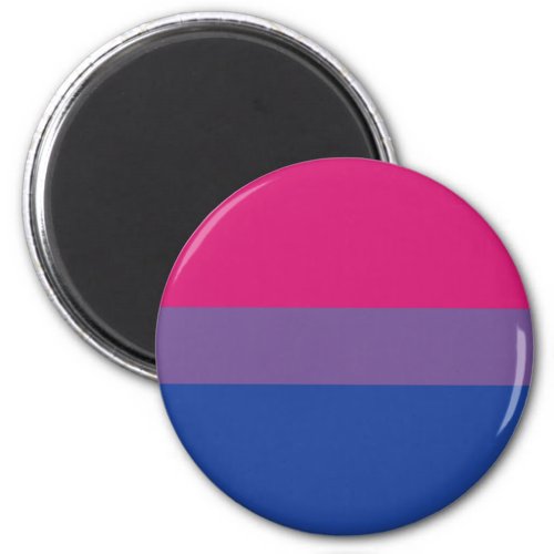 Bisexual  Pride Flag Design  Stripes  Magnet